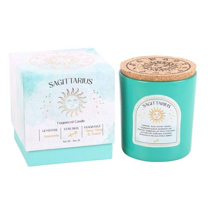 Scented Zodiac Crystal Candle.