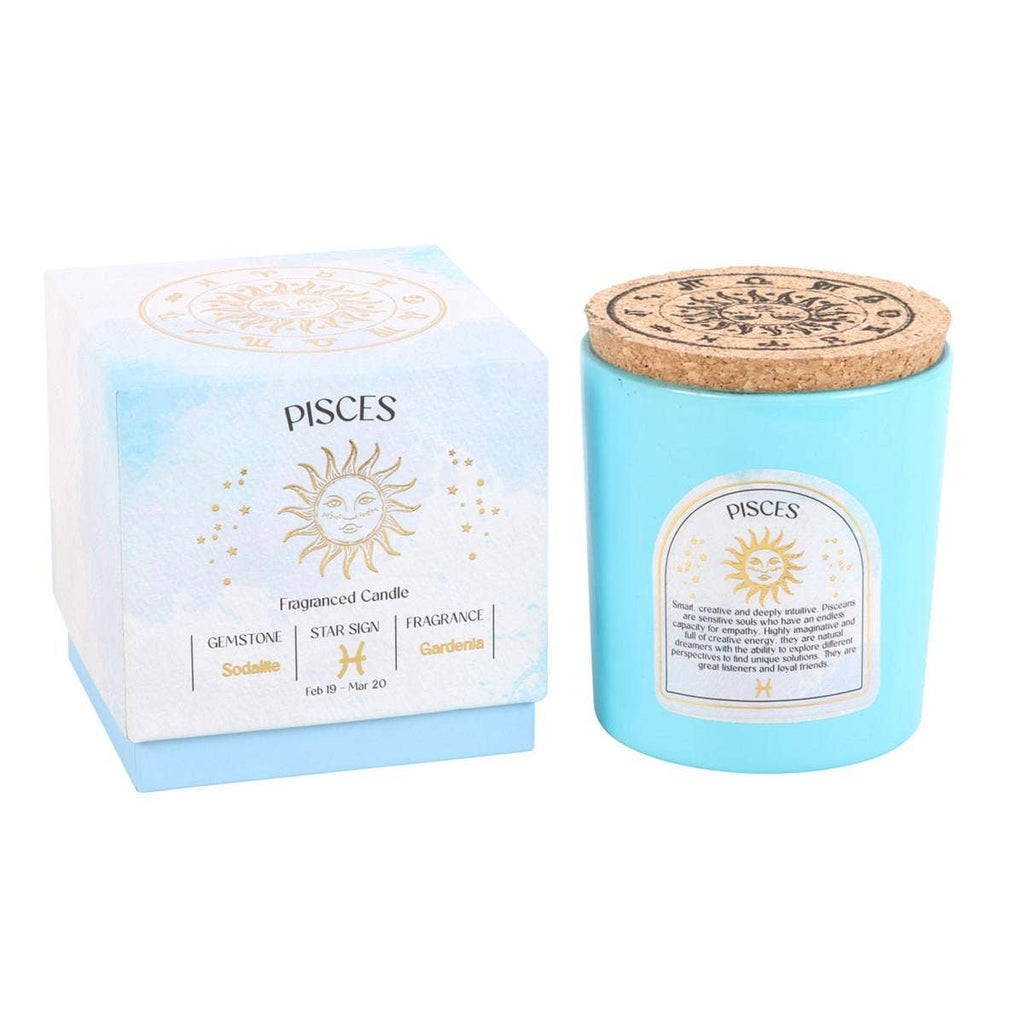 Scented Zodiac Crystal Candle.