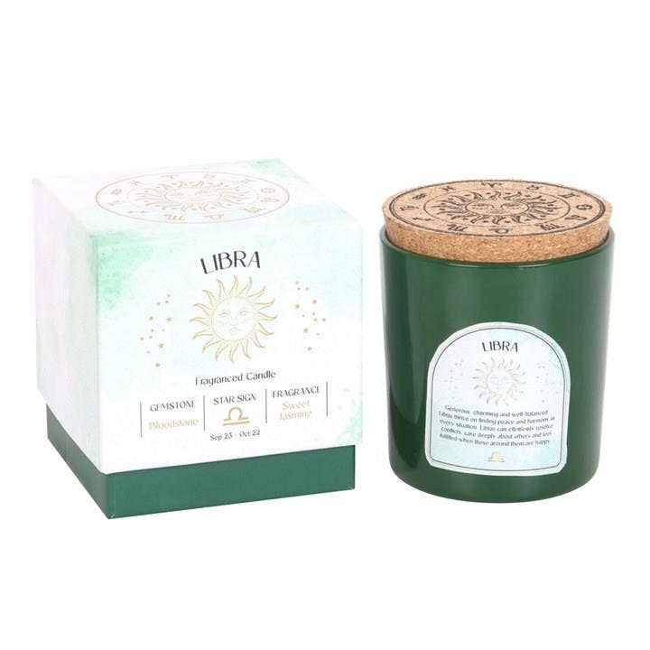 Scented Zodiac Crystal Candle.