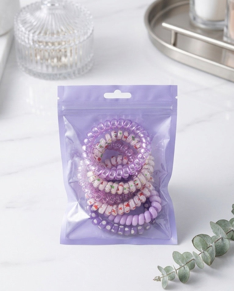 Spiral hair ties