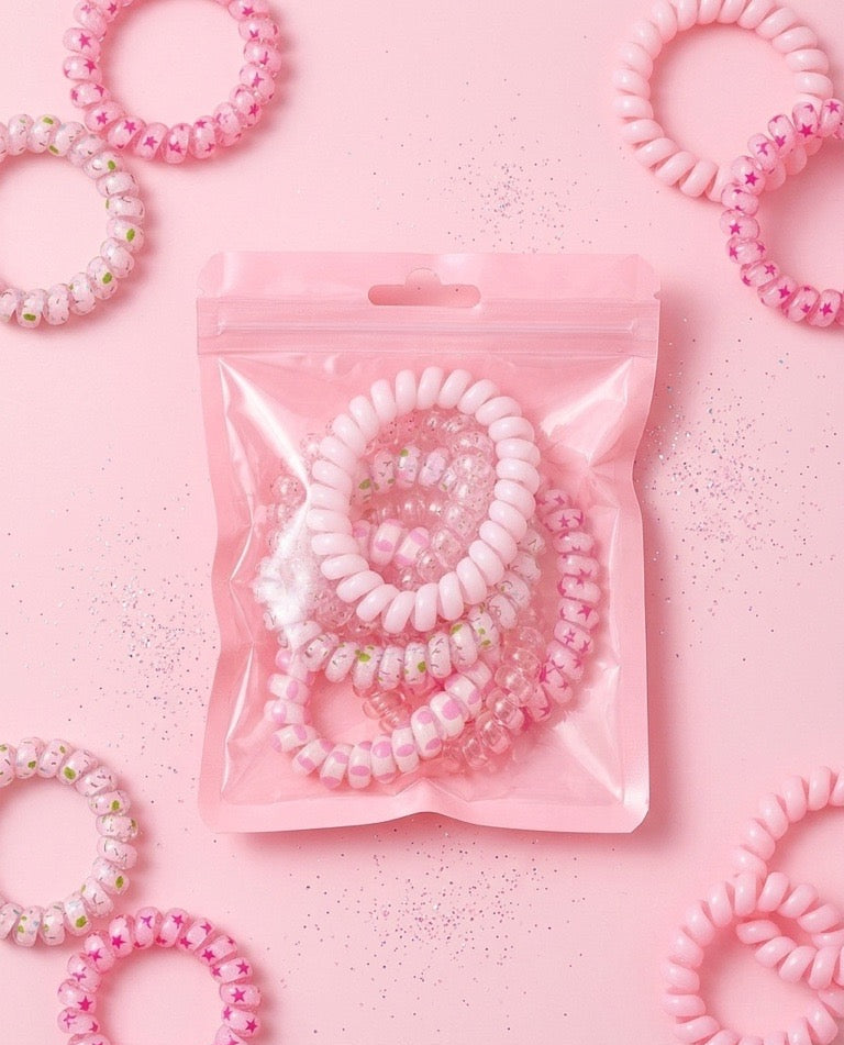 Spiral hair ties