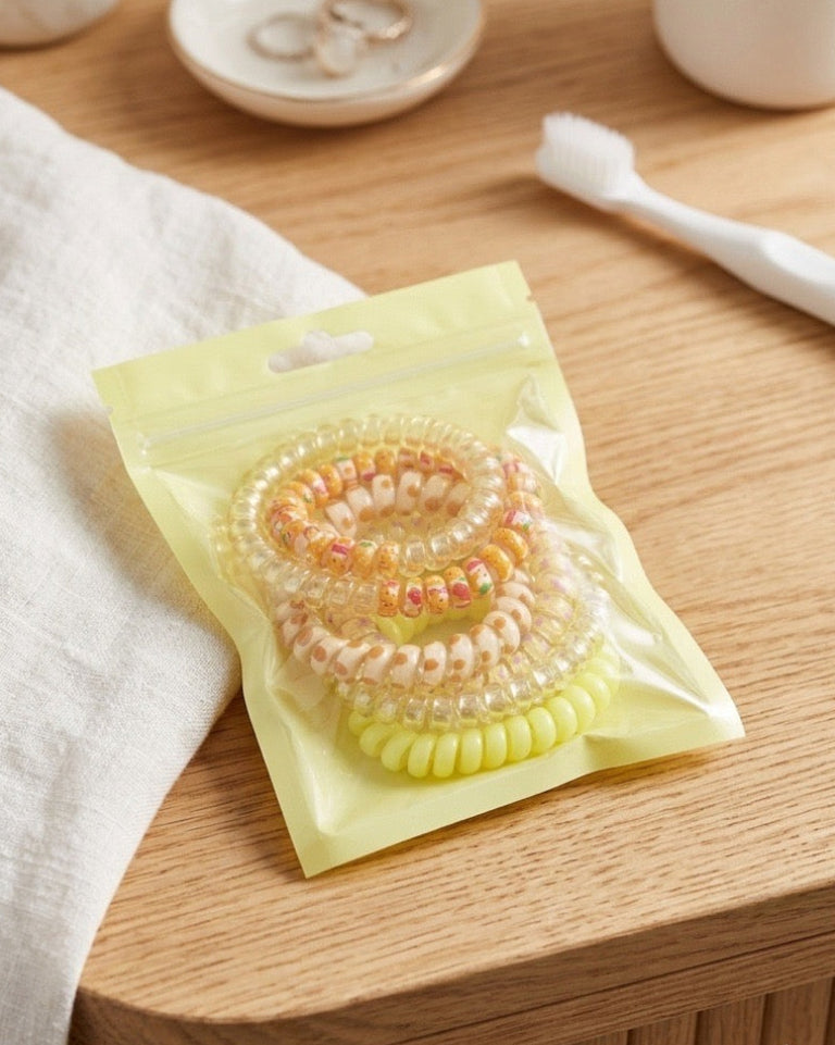 Spiral hair ties