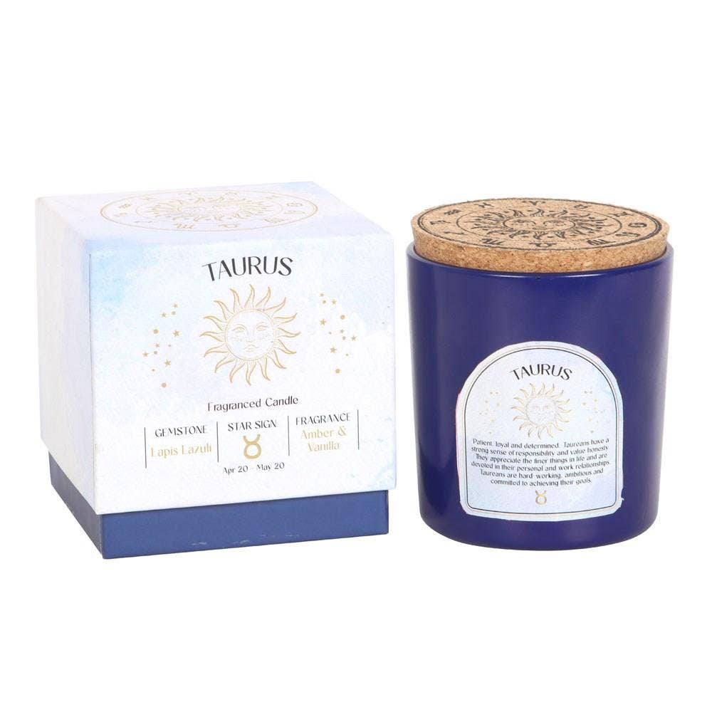 Scented Zodiac Crystal Candle.
